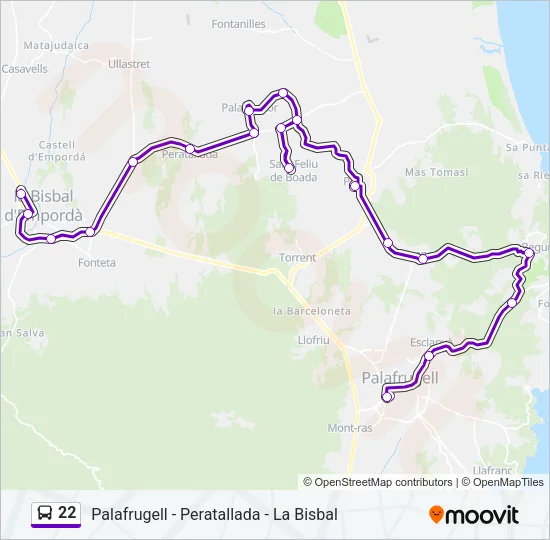 22  Line Map