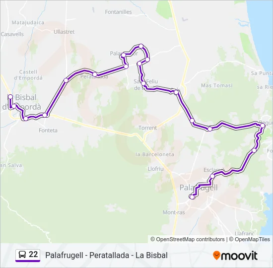22  Line Map
