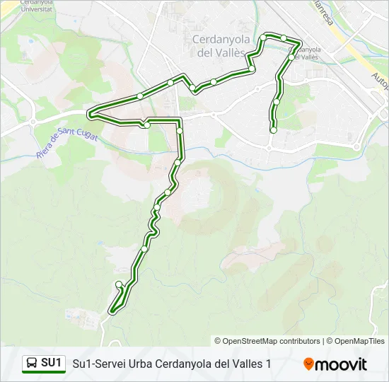 SU1  Mapa de línia