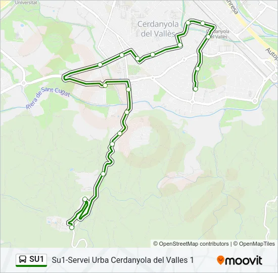 SU1  Mapa de línia