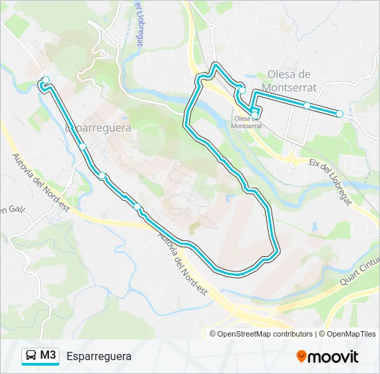 M3  Line Map
