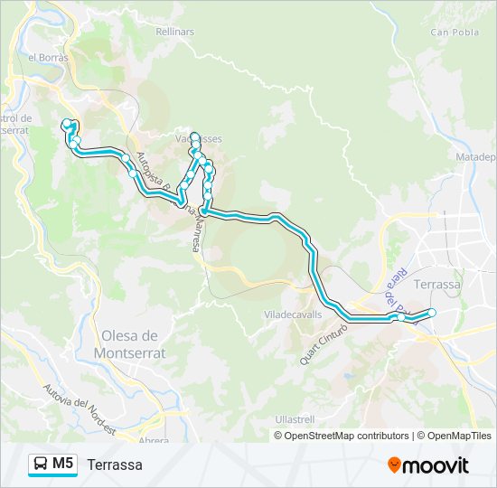 M5  Line Map