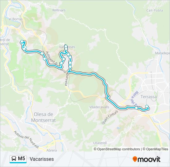 M5  Line Map