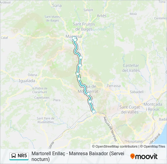 NR5  Line Map
