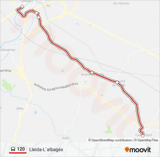 120  Line Map