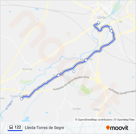 122  Line Map