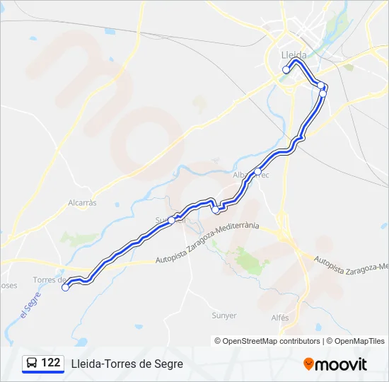 122  Line Map