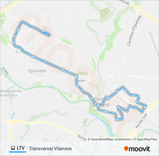 LTV Bus Line Map