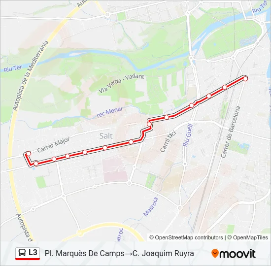 L3 Bus Line Map