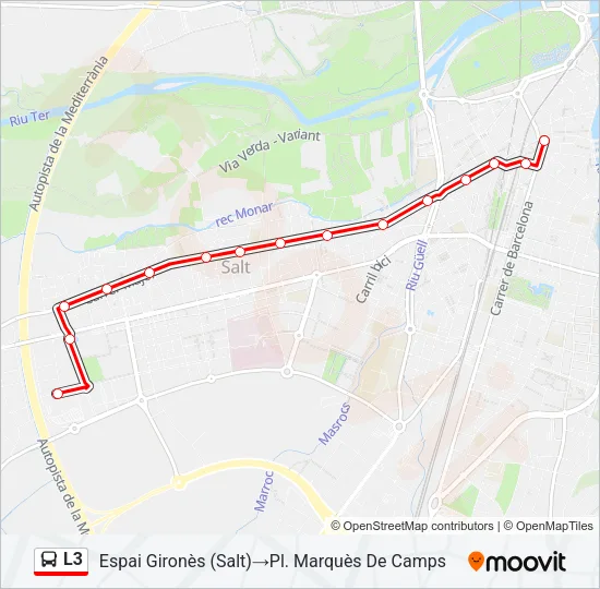 L3 Bus Line Map