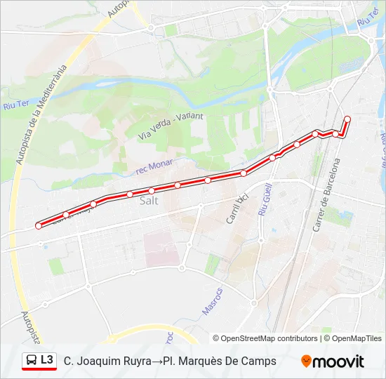 L3 Bus Line Map