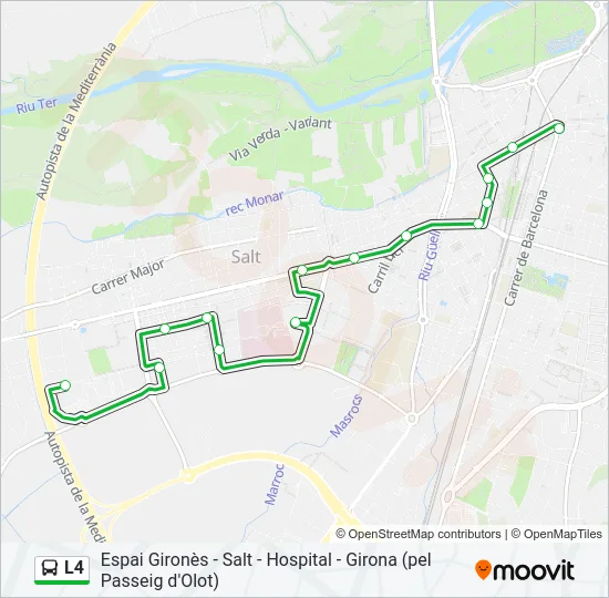 L4 Bus Line Map