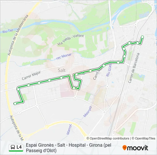 L4 Bus Line Map