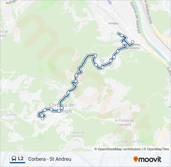 L2 Bus Line Map