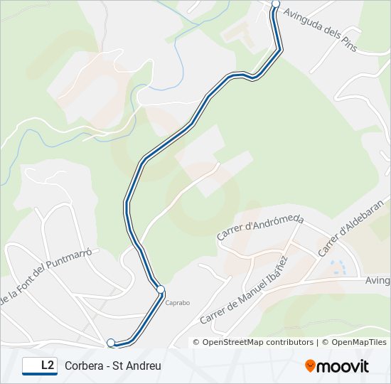 l2 Route: Schedules, Stops & Maps - C. Dels Horts (Updated)