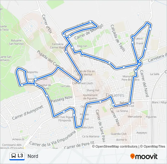 L3 Bus Line Map