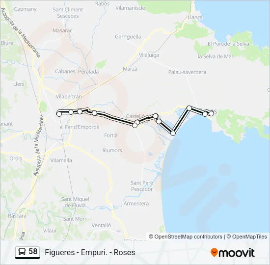 58  Line Map