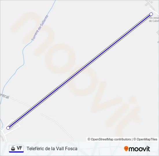 VF Gondola Line Map