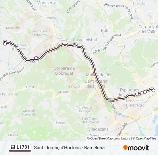 L1731  Line Map