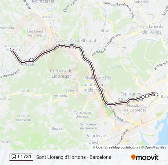 L1731  Line Map