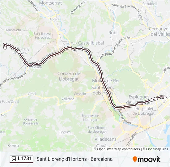 L1731  Line Map