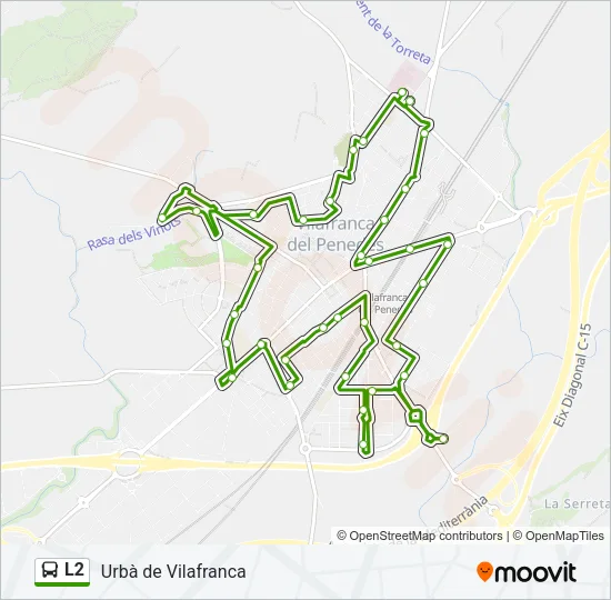 L2 Bus Line Map