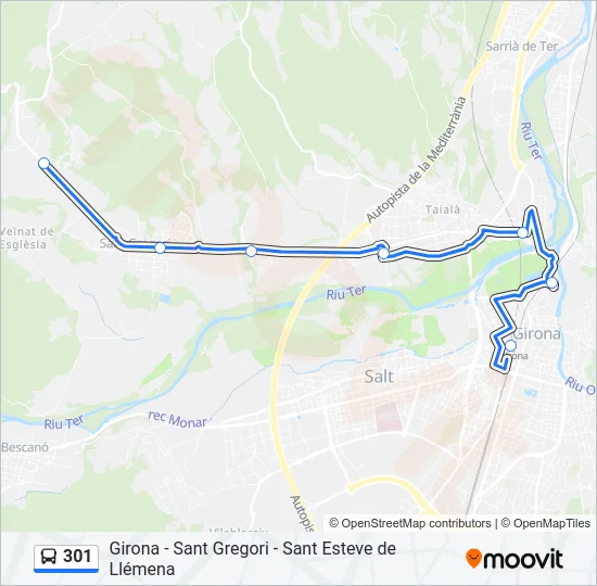 301  Line Map