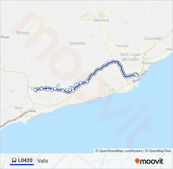 L0420 Bus Line Map