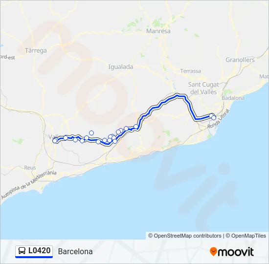 L0420 Bus Line Map