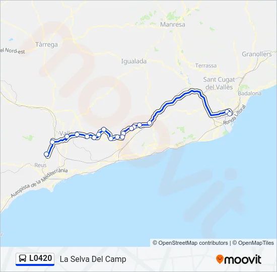 L0420 Bus Line Map