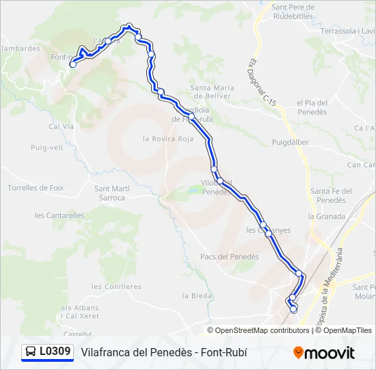 L0309 Bus Line Map