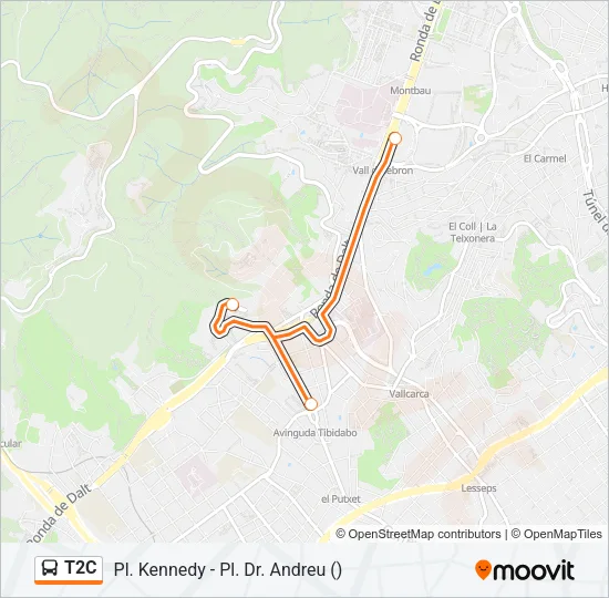 T2C  Line Map