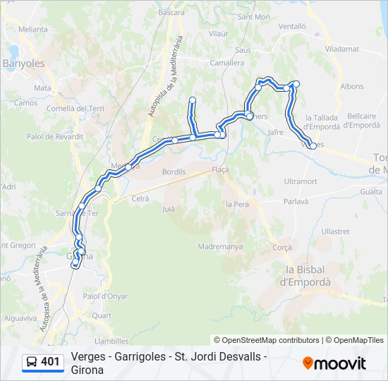 401  Line Map
