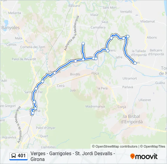 401  Line Map