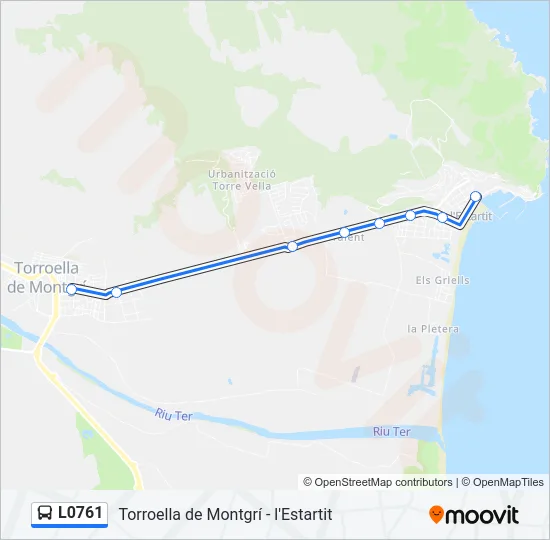 L0761  Line Map