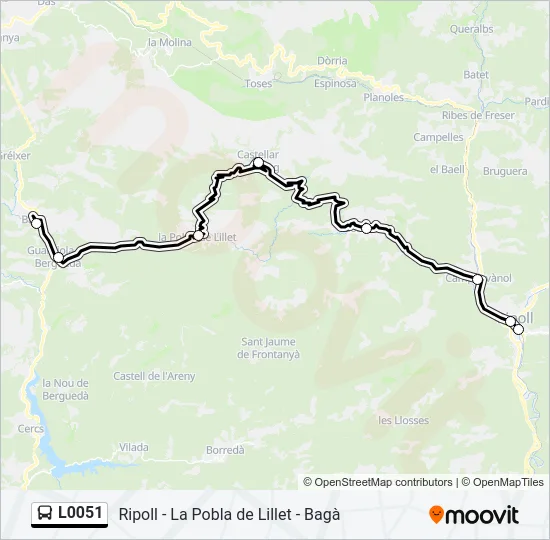L0051 Bus Line Map
