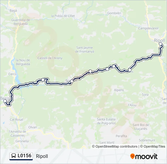 L0156 Bus Line Map