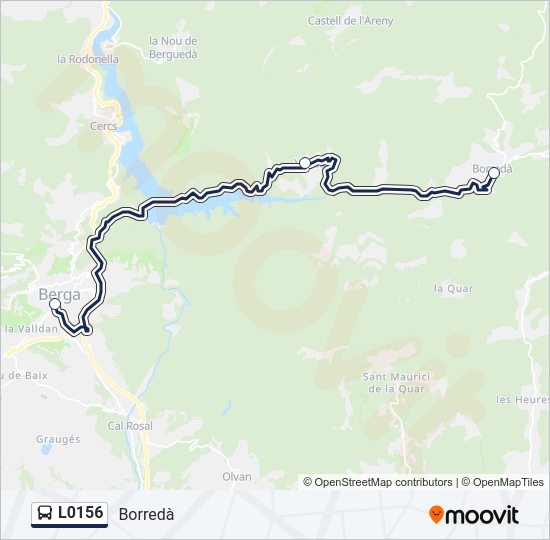 L0156 Bus Line Map