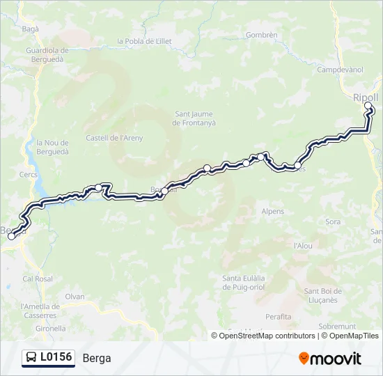 L0156 Bus Line Map