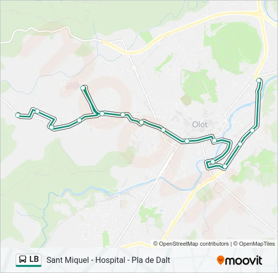 LB Bus Line Map