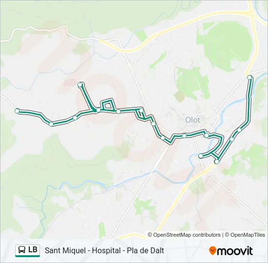 LB Bus Line Map