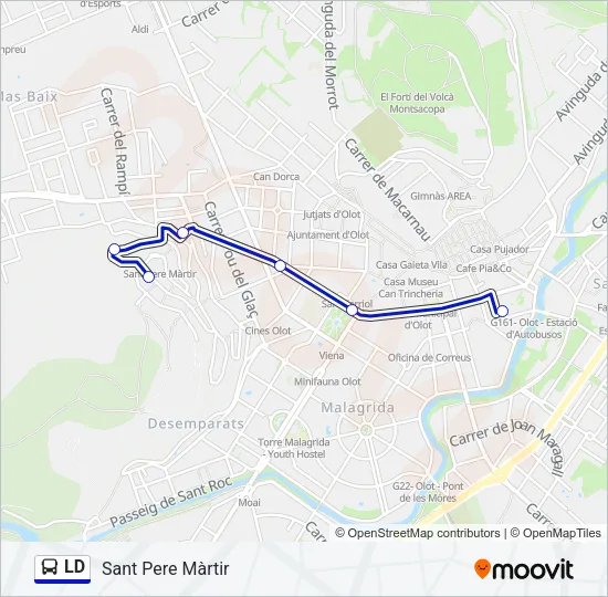 LD Bus Line Map