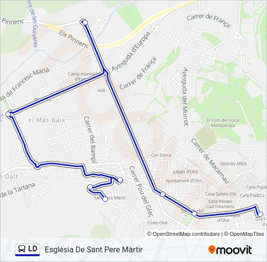 LD Bus Line Map