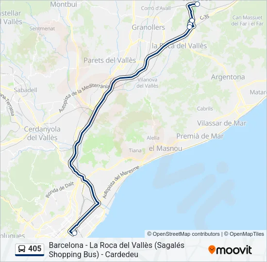 405  Line Map