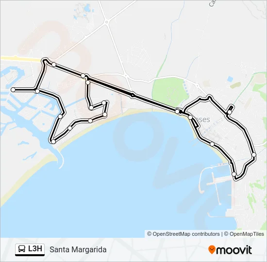 L3H Bus Line Map