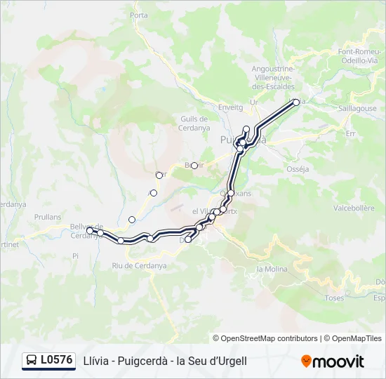 L0576 Bus Line Map