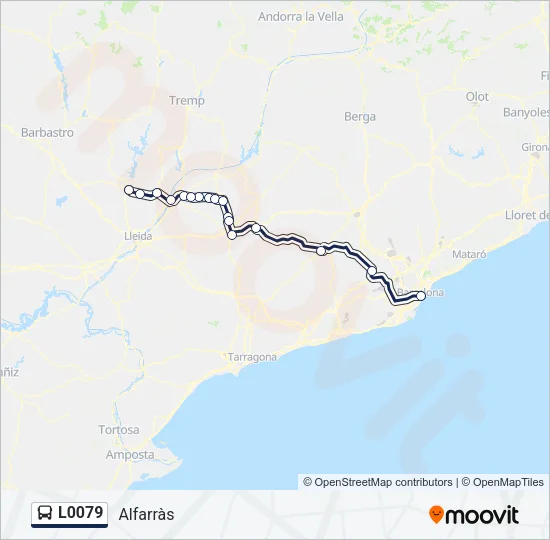 L0079 Bus Line Map