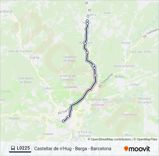 L0225 Bus Line Map
