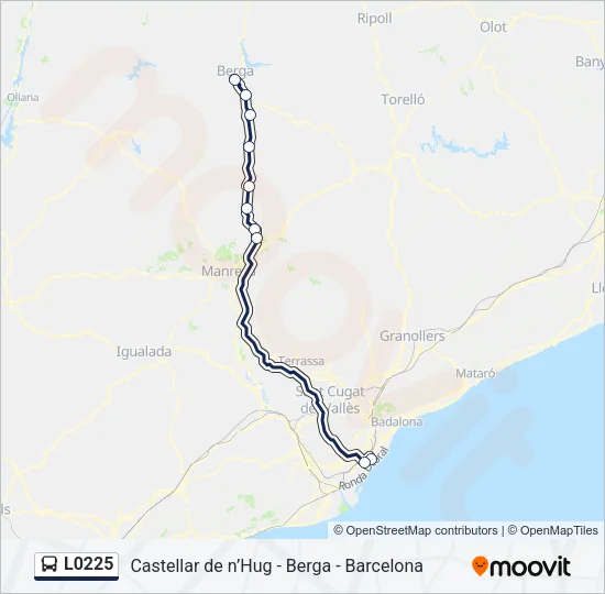 L0225 Bus Line Map