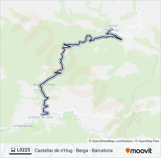 L0225 Bus Line Map